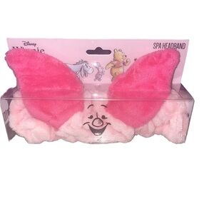 🆕💜 Disney Piglet Pink Spa Headband | Winnie the Pooh | Soft Plush | NWT